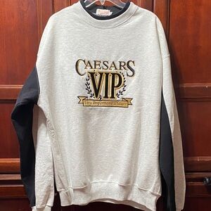 VIP Caesars vintage Gray and Black Men's or Women’s XXL sweatshirt